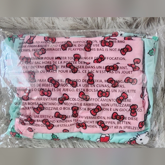 Posh Peanut Hello Kitty Wreath Long sleeved Peplum Ruffled Bummie Set - Picture 4 of 5